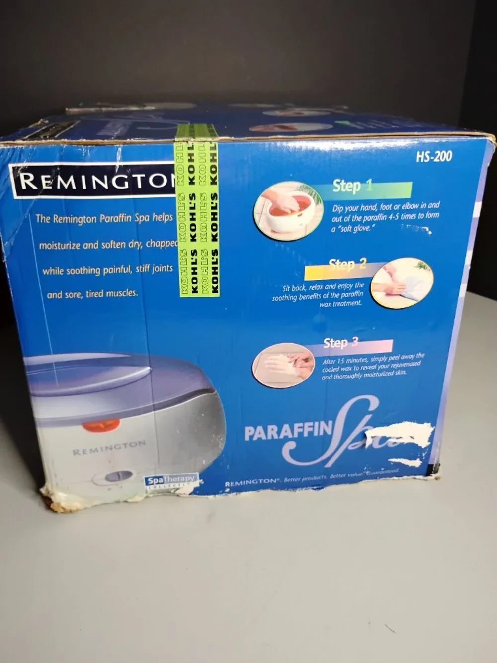 Remington Paraffin Wax Heat Treatment System HS-220 Spa Therapy